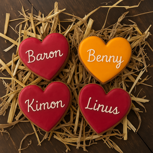 Individuelle Pferdeleckerlis – mit dem Namen deines Pferdes!