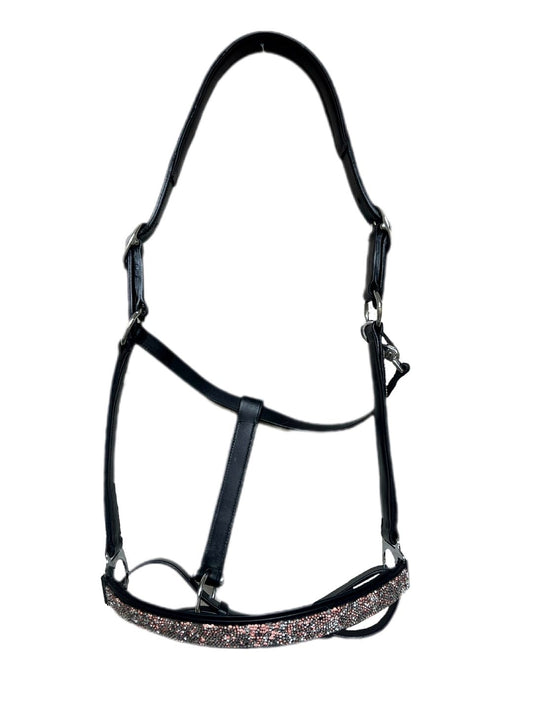 Strass Lederhalfter
