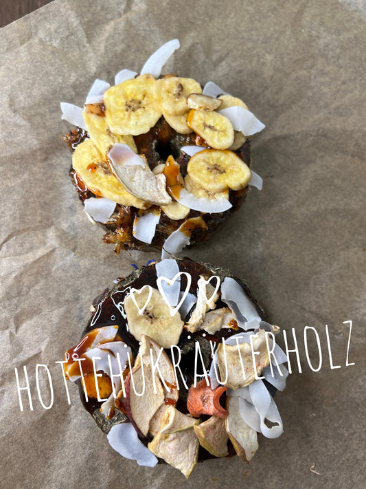 Knabberscheiben für den Flying Woody mit Obst & Gemüse